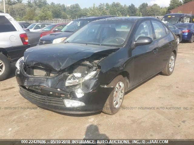 KMHDU4AD1AU149361 - 2010 HYUNDAI ELANTRA BLUE/GLS/SE BLACK photo 2