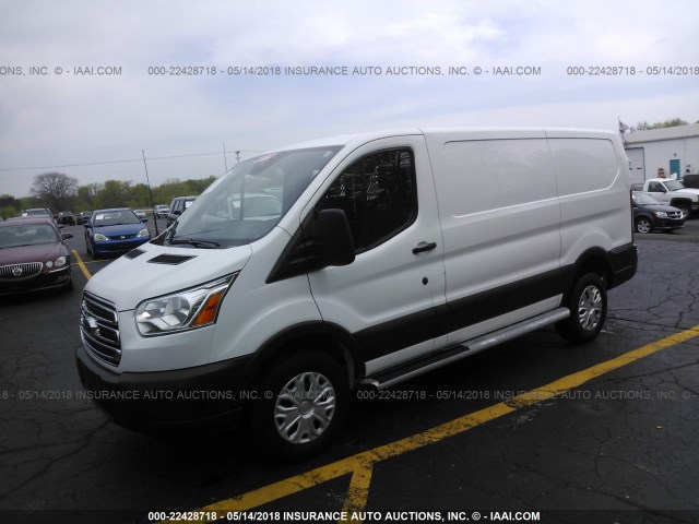 1FTYR1ZMXHKA78029 - 2017 FORD TRANSIT T-250 WHITE photo 2