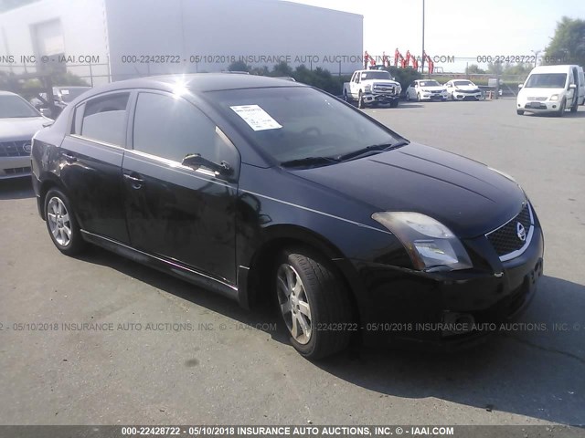 3N1AB6AP7CL642772 - 2012 NISSAN SENTRA 2.0/2.0S/SR/2.0SL BLACK photo 1