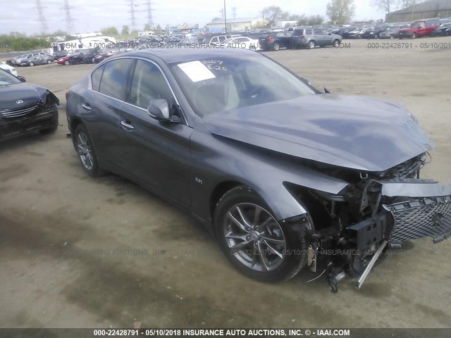 JN1EV7AR0HM837755 - 2017 INFINITI Q50 PREMIUM/SPORT/SE GRAY photo 1