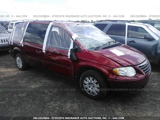 2A4GP44R27R341002 - 2007 CHRYSLER TOWN & COUNTRY LX MAROON photo 1