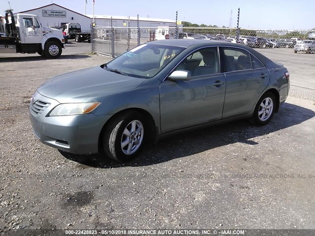 4T1BE46K27U546503 - 2007 TOYOTA CAMRY NEW GENERAT CE/LE/XLE/SE Light Blue photo 2