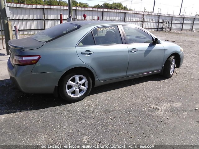 4T1BE46K27U546503 - 2007 TOYOTA CAMRY NEW GENERAT CE/LE/XLE/SE Light Blue photo 4