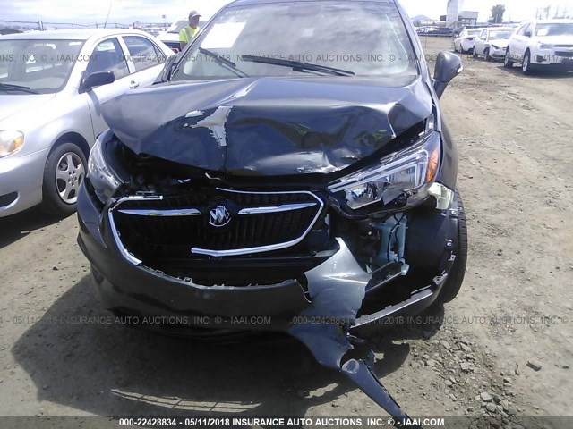 KL4CJASB1JB617440 - 2018 BUICK ENCORE PREFERRED GRAY photo 6