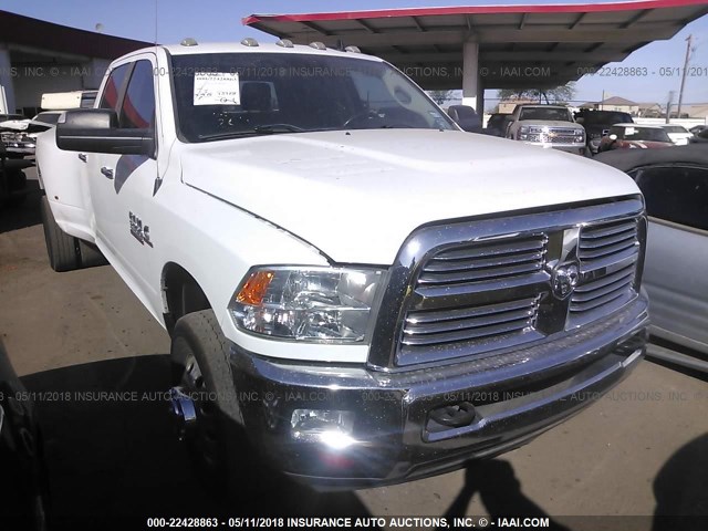 3C63RRHL0EG245851 - 2014 RAM 3500 SLT WHITE photo 1