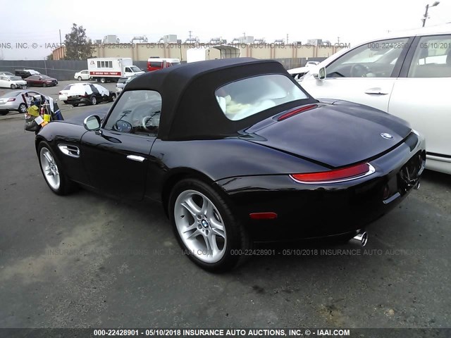 WBAEJ13482AH61458 - 2002 BMW Z8 BLACK photo 3