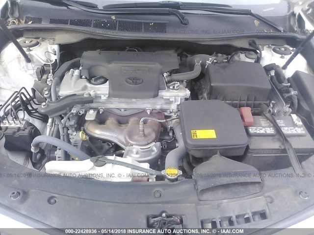 4T4BF1FK1CR272979 - 2012 TOYOTA CAMRY SE/LE/XLE 白色 照片 10