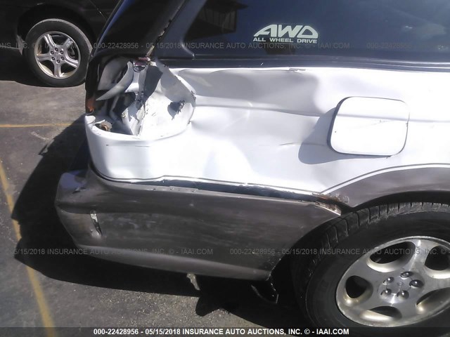 4S3BG6854X7629558 - 1999 SUBARU LEGACY OUTBACK/SSV/LIMITED/30TH WHITE photo 6