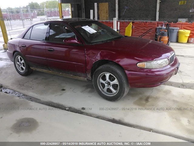 2G4WS52J531151007 - 2003 BUICK CENTURY CUSTOM RED photo 1