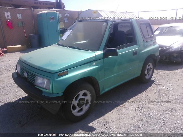 2CNBE186XR6923272 - 1994 GEO TRACKER TEAL photo 2