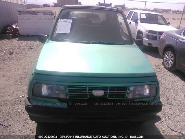 2CNBE186XR6923272 - 1994 GEO TRACKER TEAL photo 6