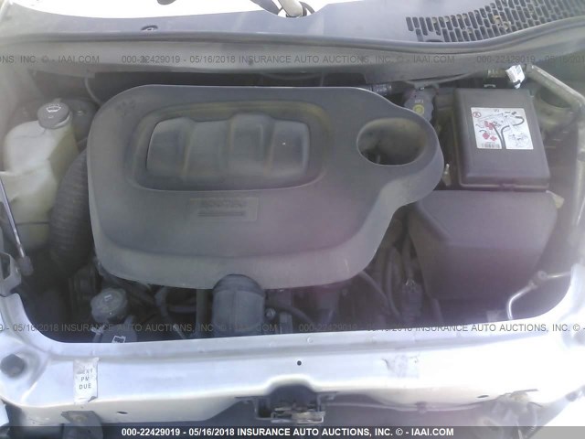 3GNBAAFWXBS598348 - 2011 CHEVROLET HHR LS Plata foto 10