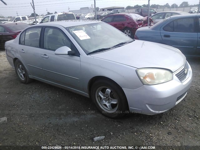 1G1ZT51F56F243431 - 2006 CHEVROLET MALIBU LT SILVER photo 1