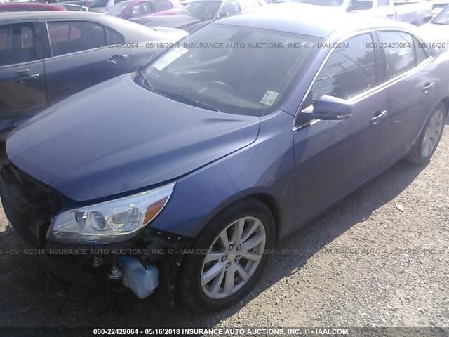 1G11E5SL4EF299418 - 2014 CHEVROLET MALIBU 2LT PURPLE photo 2