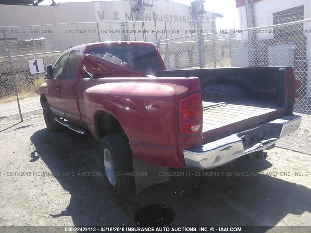 3D7MX48A97G832238 - 2007 DODGE RAM 3500 ST/SLT RED photo 3