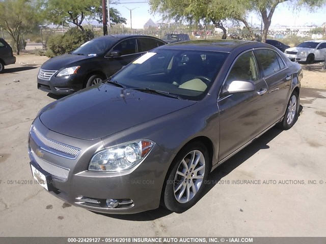 1G1ZE5E73BF314410 - 2011 CHEVROLET MALIBU LTZ 灰色 照片 2