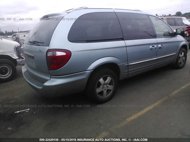 2C8GT64L83R193083 - 2003 CHRYSLER TOWN & COUNTRY LIMITED BLUE photo 4