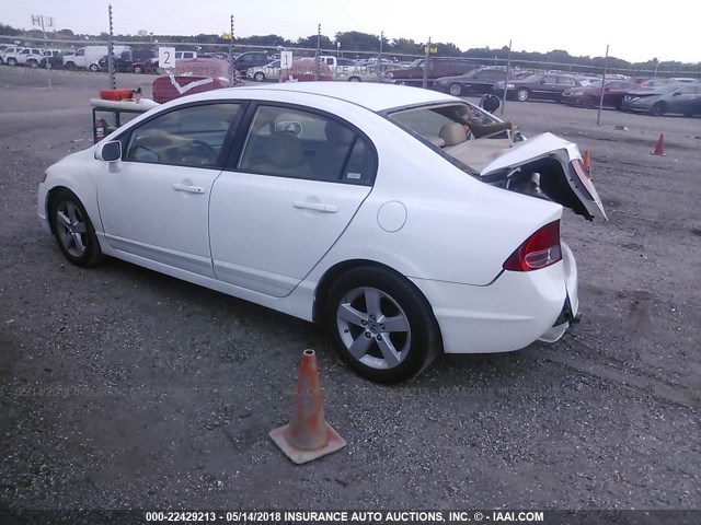 2HGFA16998H336984 - 2008 HONDA CIVIC EXL თეთრი ფოტო 3