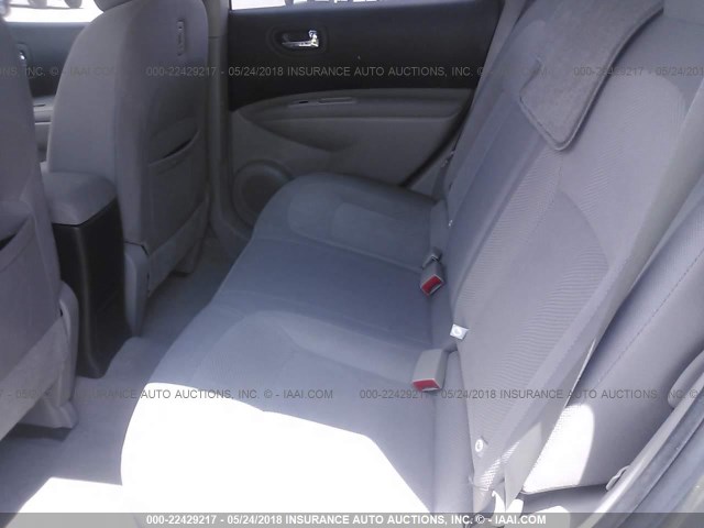 JN8AS5MT7DW518498 - 2013 NISSAN ROGUE S/SV GRAY photo 8