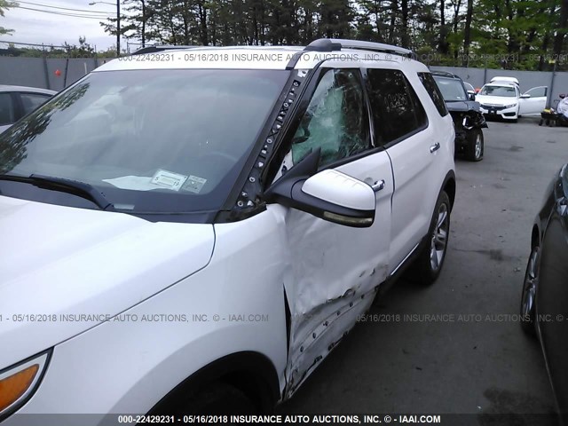 1FMHK7F89BGA40568 - 2011 FORD EXPLORER LIMITED 白色 照片 6