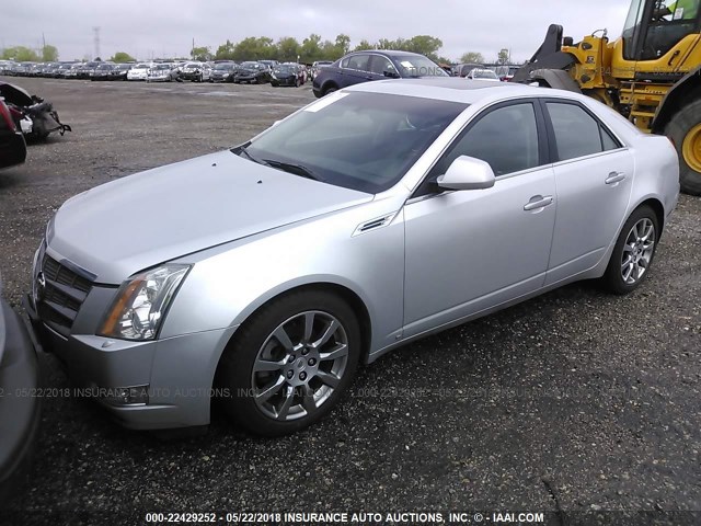 1G6DT57V690116102 - 2009 CADILLAC CTS HI FEATURE V6 SILVER photo 2