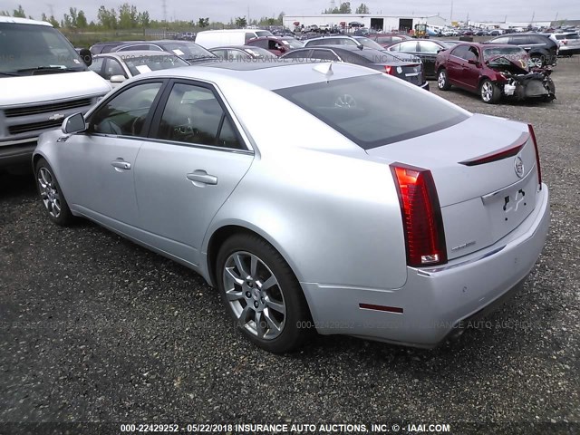 1G6DT57V690116102 - 2009 CADILLAC CTS HI FEATURE V6 SILVER photo 3