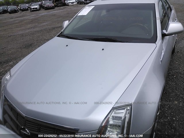 1G6DT57V690116102 - 2009 CADILLAC CTS HI FEATURE V6 SILVER photo 6