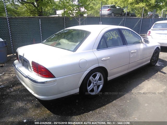 1LNHM86S62Y652765 - 2002 LINCOLN LS 金色 照片 4