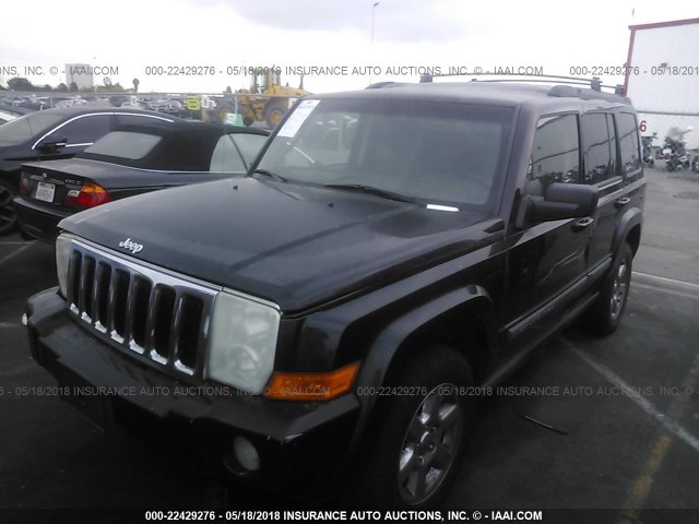 1J8HH48K58C114684 - 2008 JEEP COMMANDER SPORT Schwarz Foto 2