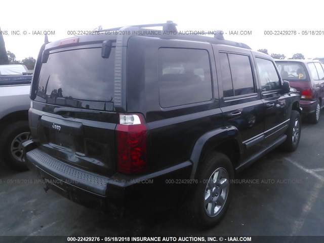 1J8HH48K58C114684 - 2008 JEEP COMMANDER SPORT Schwarz Foto 4