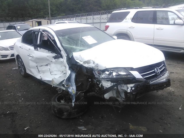 1HGCR2F53FA015856 - 2015 HONDA ACCORD SPORT WHITE photo 1