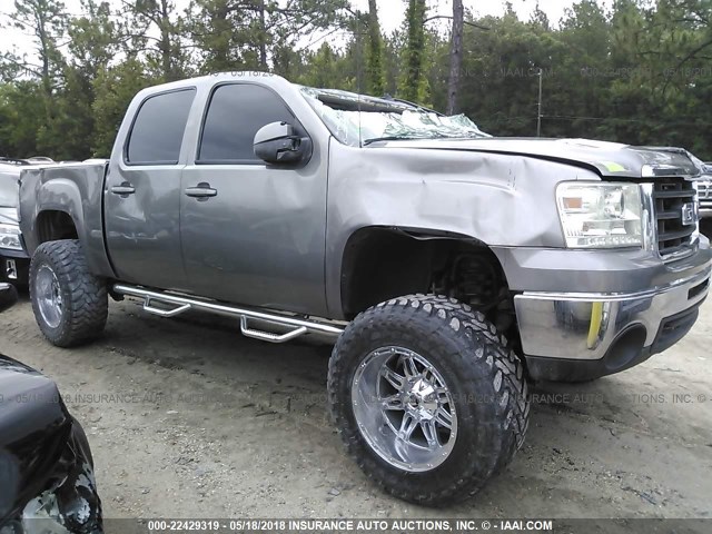 3GTEK13M08G112213 - 2008 GMC SIERRA K1500 GRAY photo 1