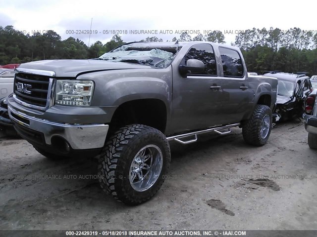 3GTEK13M08G112213 - 2008 GMC SIERRA K1500 GRAY photo 2