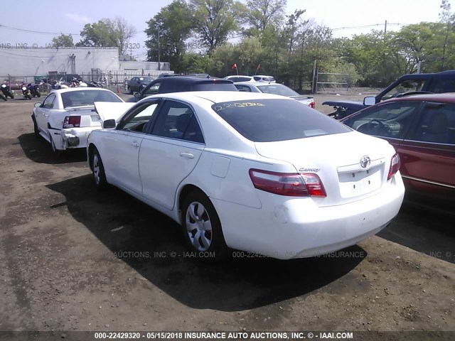 4T1BE46K98U785743 - 2008 TOYOTA CAMRY CE/LE/XLE/SE WHITE photo 3
