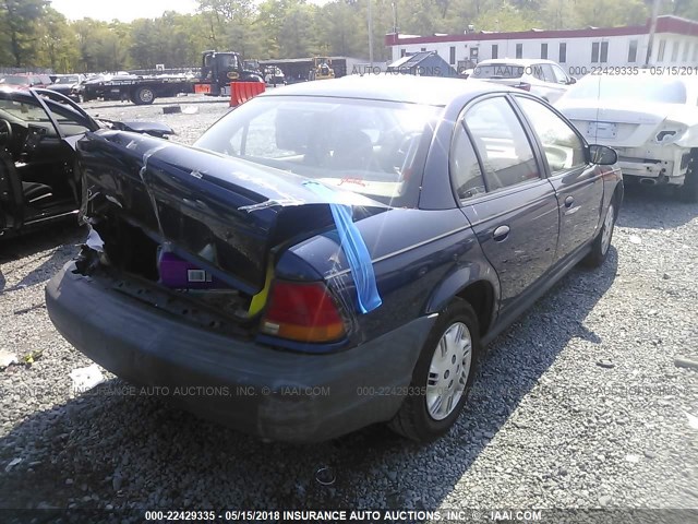 1G8ZH5286XZ310654 - 1999 SATURN SL1 BLUE photo 4