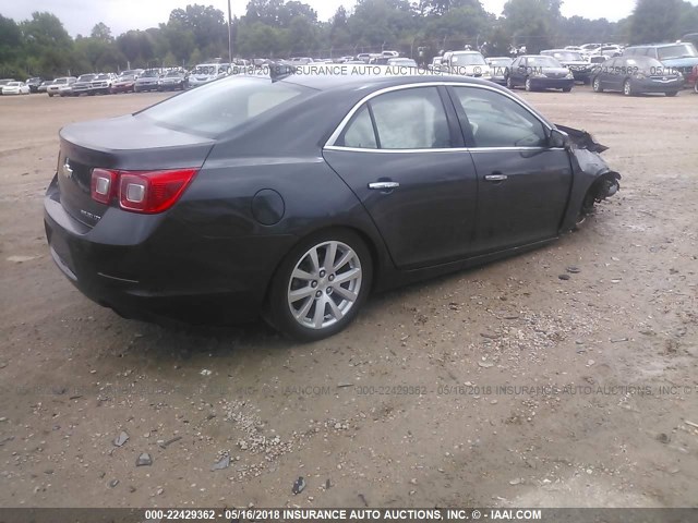 1G11F5SL8FF123194 - 2015 CHEVROLET MALIBU LTZ 灰色 照片 4