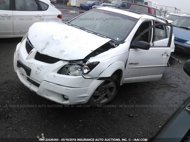 5Y2SN62L63Z457853 - 2003 PONTIAC VIBE GT WHITE photo 2