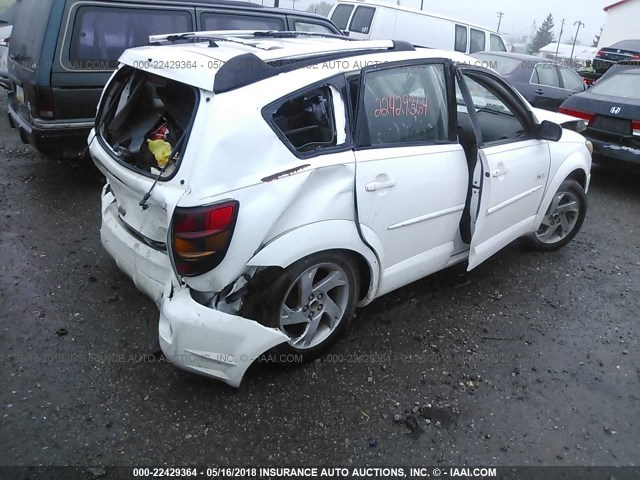 5Y2SN62L63Z457853 - 2003 PONTIAC VIBE GT WHITE photo 4