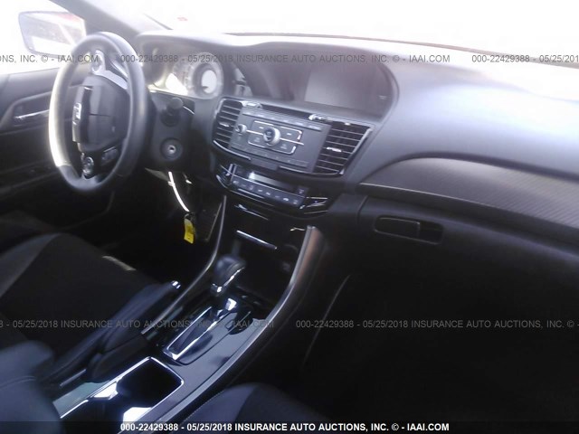 1HGCR2F52GA039020 - 2016 HONDA ACCORD SPORT წითელი ფოტო 5