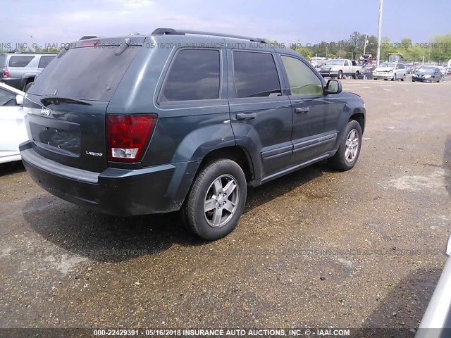 1J4GS48K35C714193 - 2005 JEEP GRAND CHEROKEE LAREDO/COLUMBIA/FREEDOM 绿色 照片 4