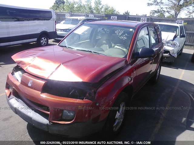 5GZCZ63B82S808668 - 2002 SATURN VUE RED photo 2