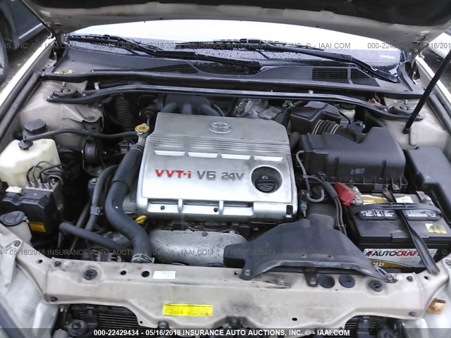 4T1BF30K24U580923 - 2004 TOYOTA CAMRY LE/XLE/SE თაფლისფერი ფოტო 10