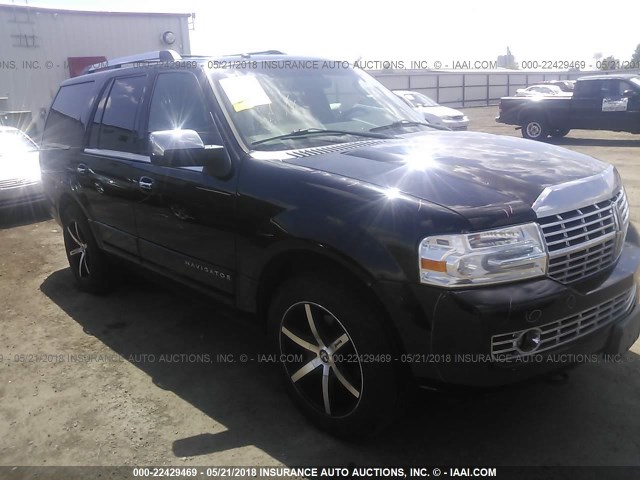 5LMFU28588LJ04393 - 2008 LINCOLN NAVIGATOR BLACK photo 1