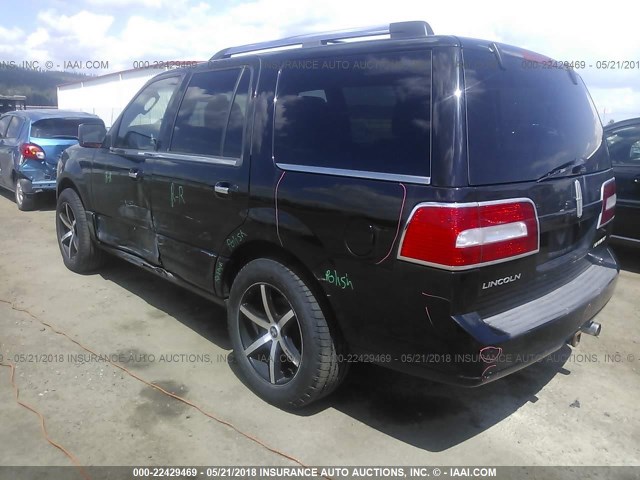 5LMFU28588LJ04393 - 2008 LINCOLN NAVIGATOR BLACK photo 3