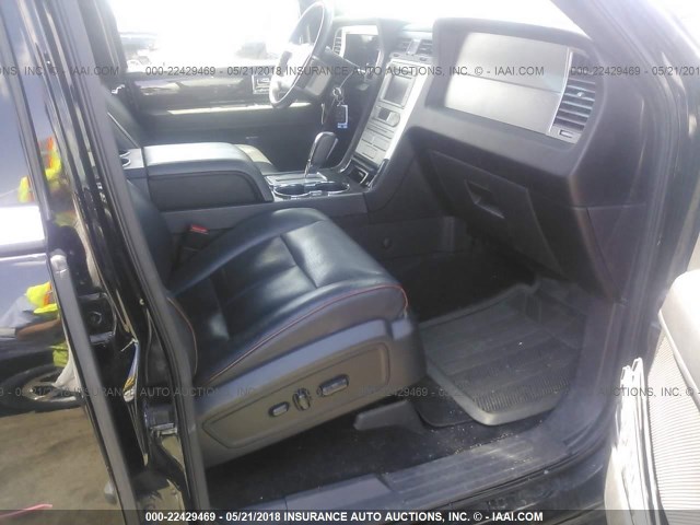 5LMFU28588LJ04393 - 2008 LINCOLN NAVIGATOR BLACK photo 5