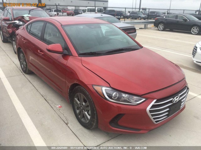 5NPD84LF4JH297327 - 2018 HYUNDAI ELANTRA SEL/VALUE/LIMITED RED photo 13