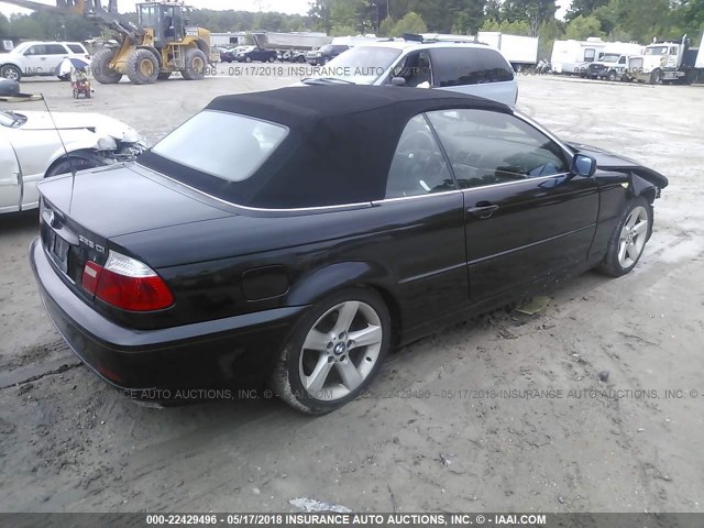 WBABW33434PL30992 - 2004 BMW 325 CI BLACK photo 4