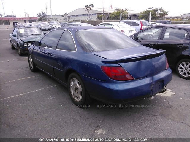 19UYA2258VL014028 - 1997 ACURA 3.0CL BLUE photo 3