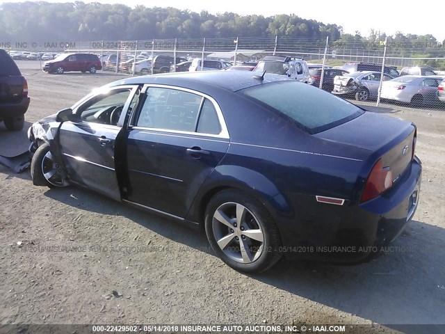 1G1ZC5E16BF172930 - 2011 CHEVROLET MALIBU 1LT 深蓝色 照片 3