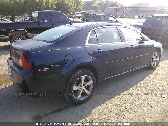 1G1ZC5E16BF172930 - 2011 CHEVROLET MALIBU 1LT 深蓝色 照片 4